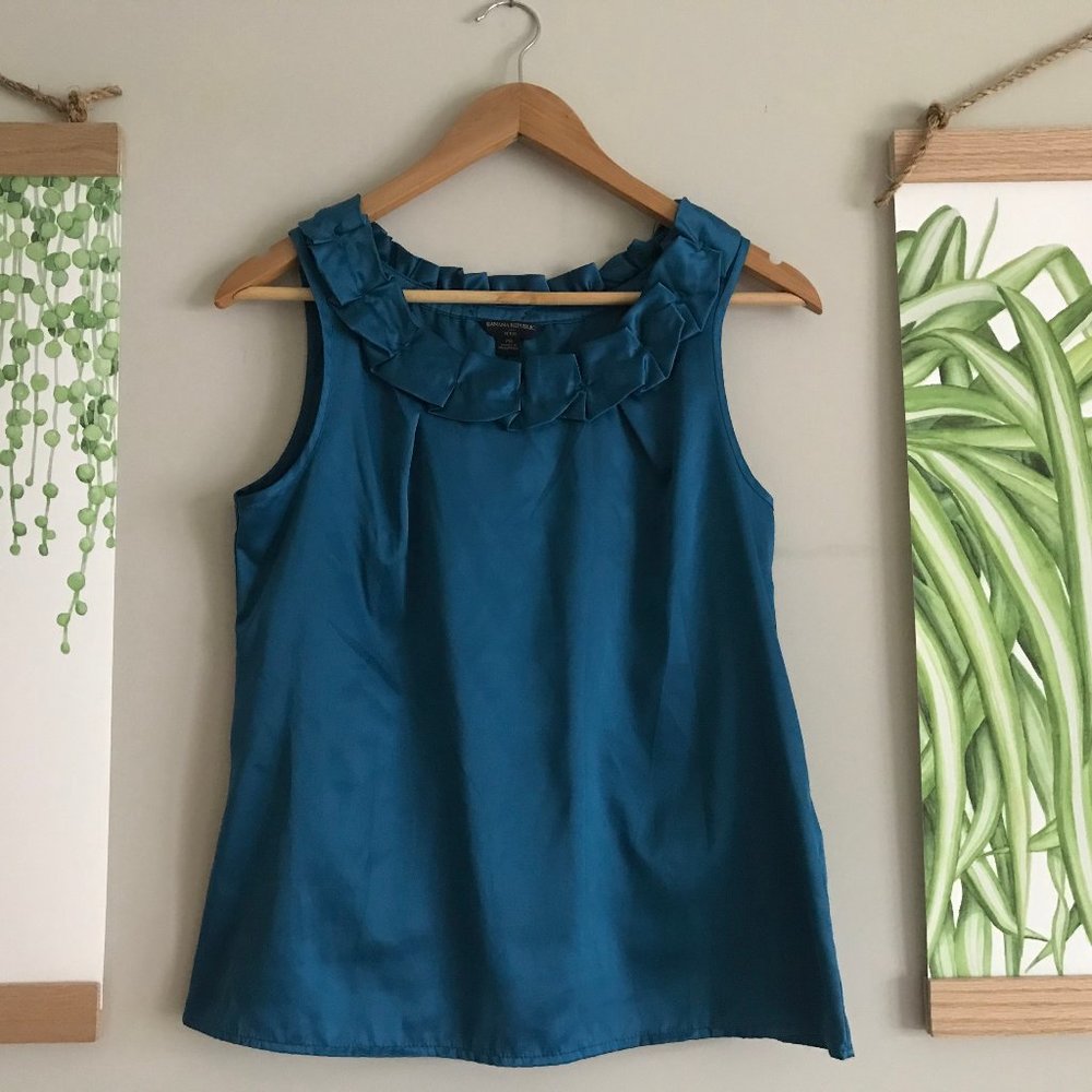 Teal Satin Shell